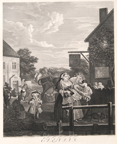 EVENING BY WM HOGARTH